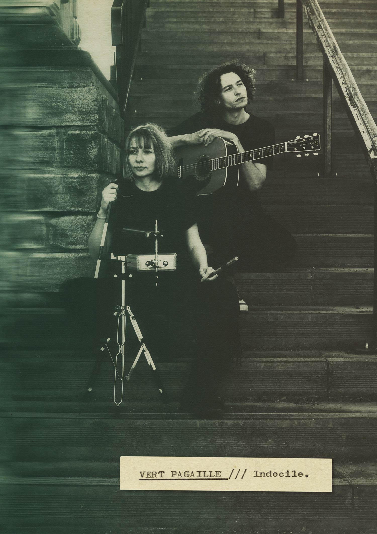 Design graphique : Indocile, Vert pagaille